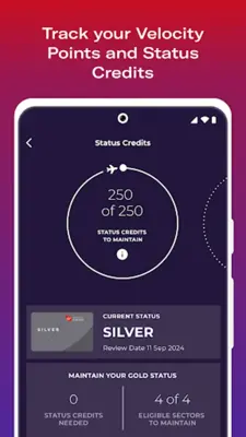Velocity Frequent Flyer android App screenshot 2